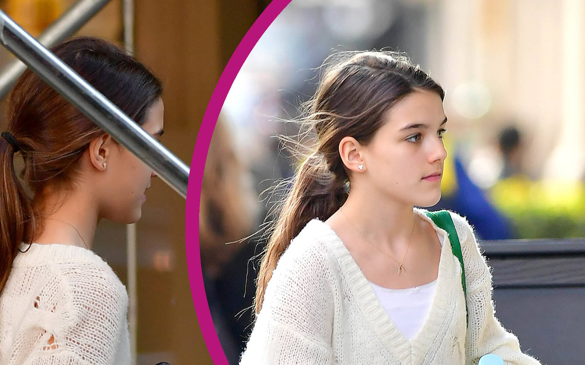 Suri Cruise w drodze do marketu. Wygląda jak córka GWIAZDORSKIEJ pary?