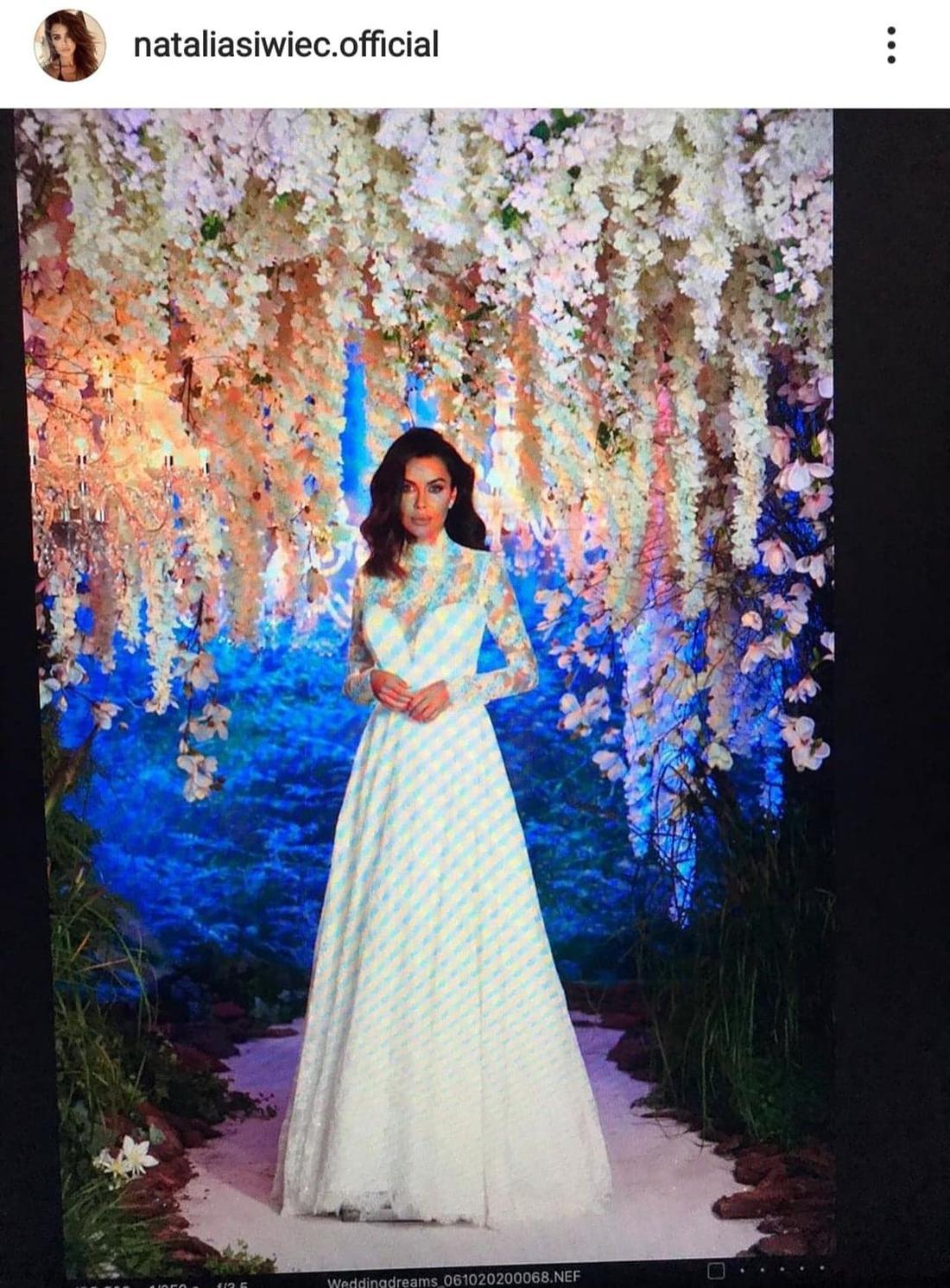 Natalia Siwiec jak panna młoda