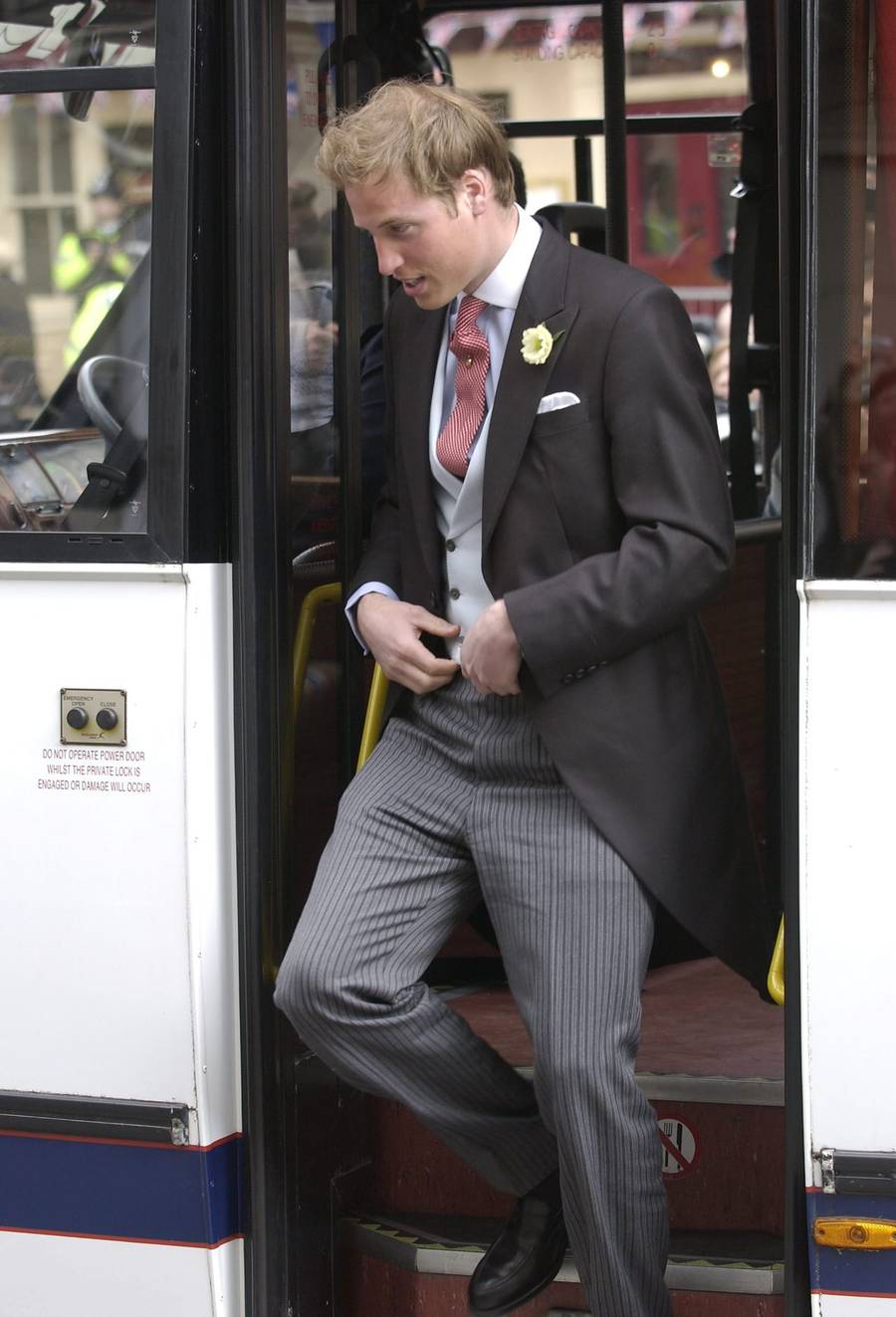 Tak łysiał książę William