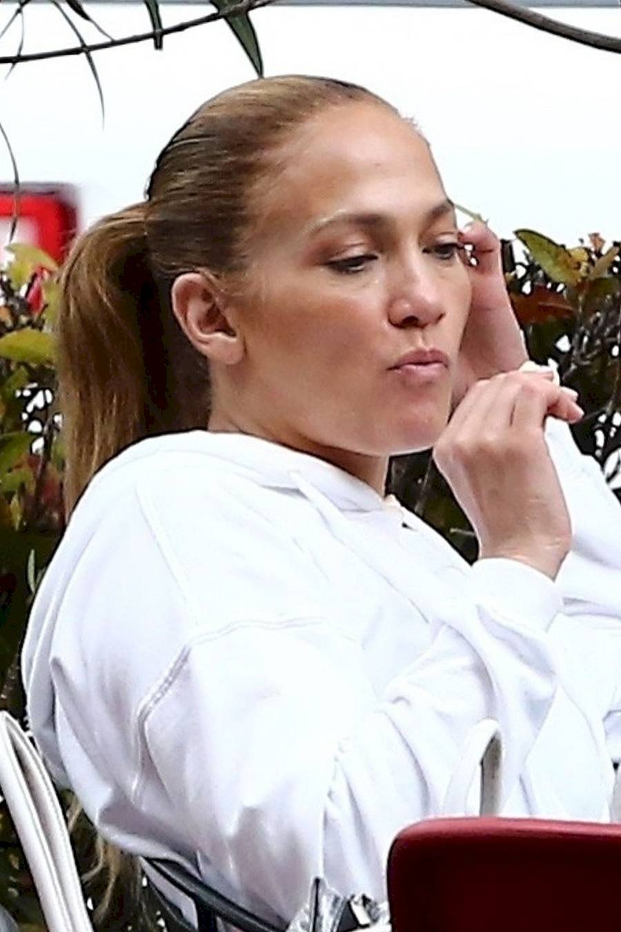 Jennifer Lopez na lunchu