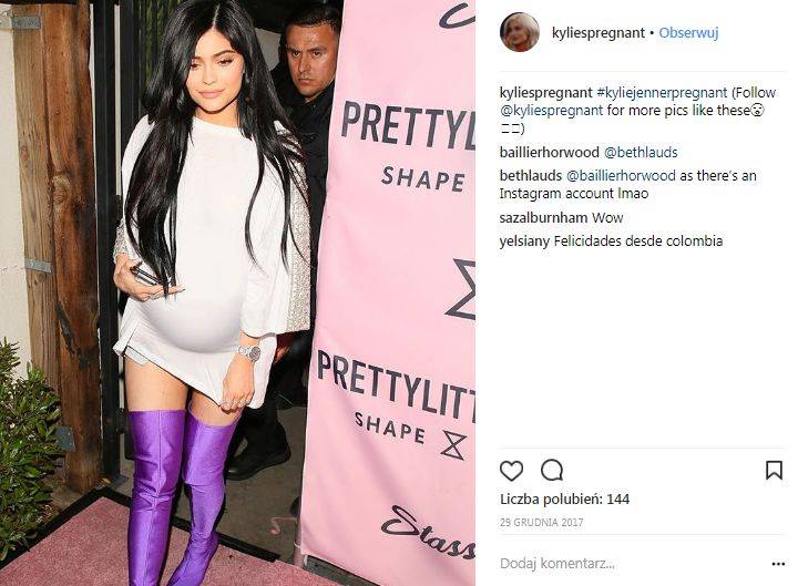 Kylie nie chce pokazać brzucha, więc fani zrobili go SAMI