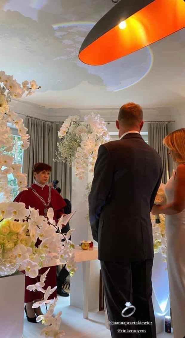 Ślub Joanny Przetakiewicz