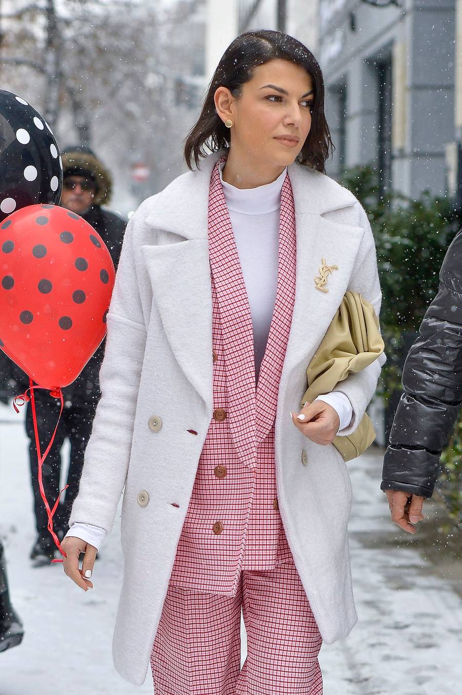 Alżbeta Lenska w garniturze