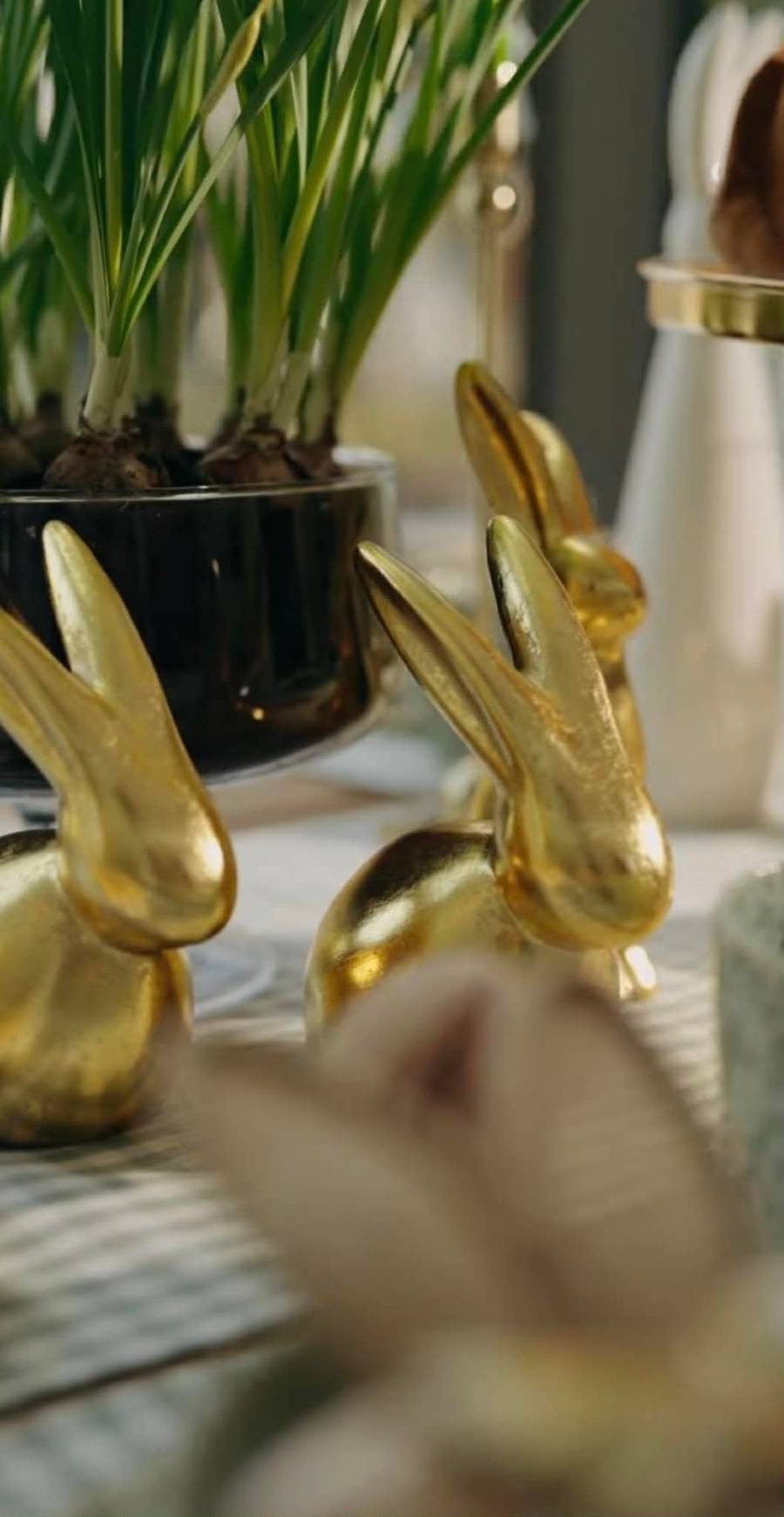 Klaudia Halejcio ozdobiła willę na Wielkanoc