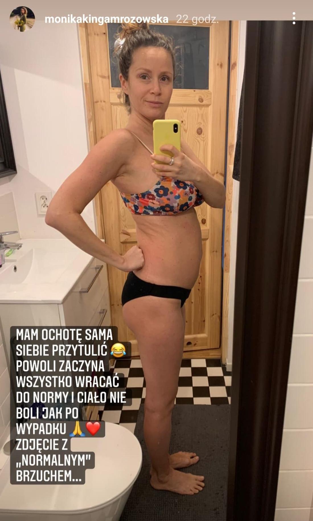 Monika Mrozowska pokazała ciało po porodzie