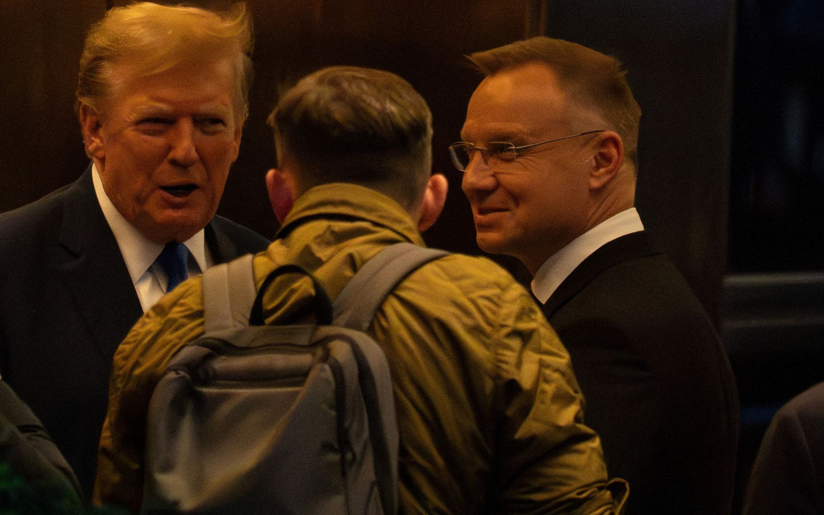Andrzej Duda z prywatną wizytą u Donalda Trumpa. To jedno zdjęcie stało się obiektem żartów