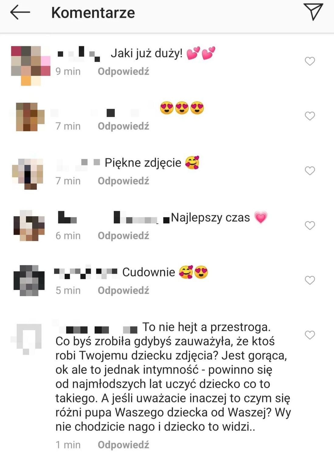 Marina pokazała, jak śpi z nagim synem