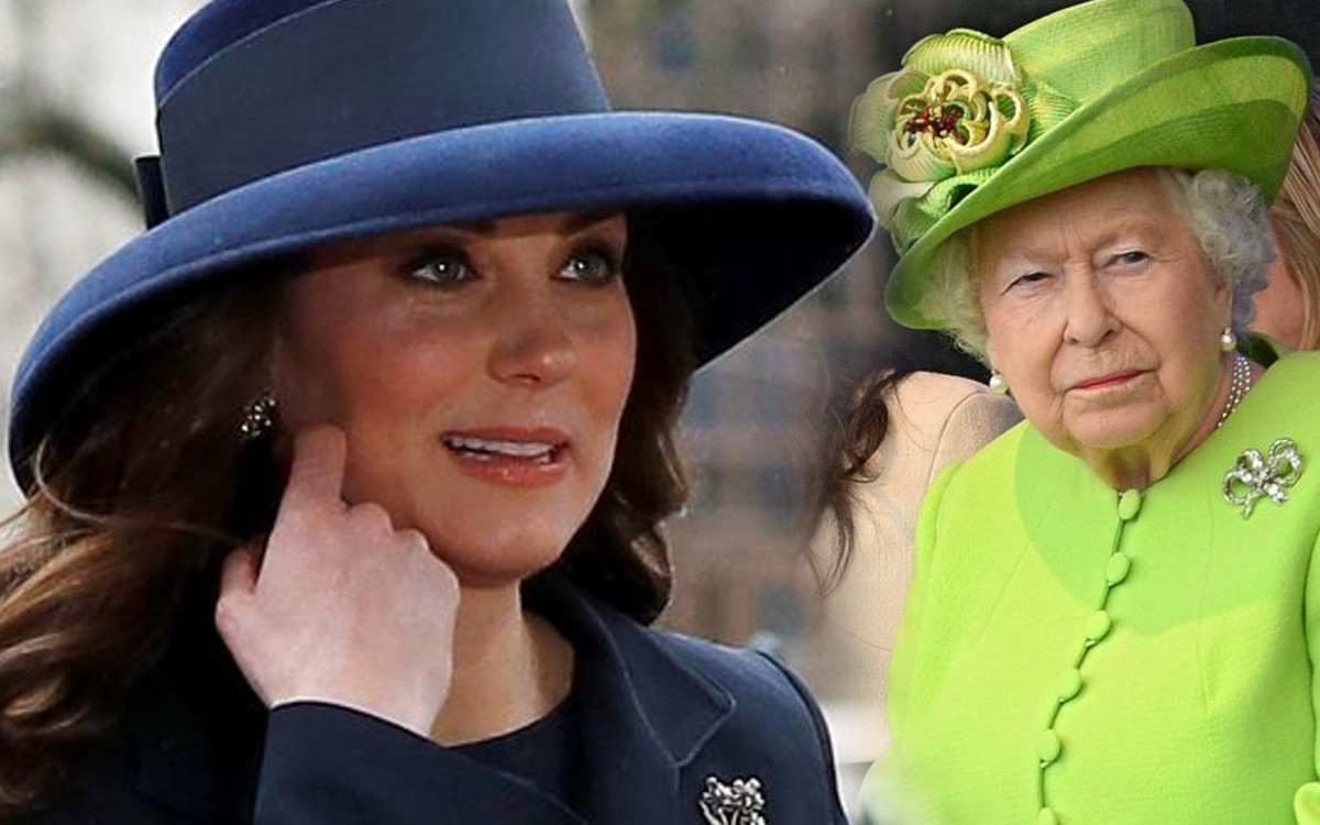 Księżna Kate zaskoczyła Elżbietę II tym co zrobiła w drodze do kościoła!