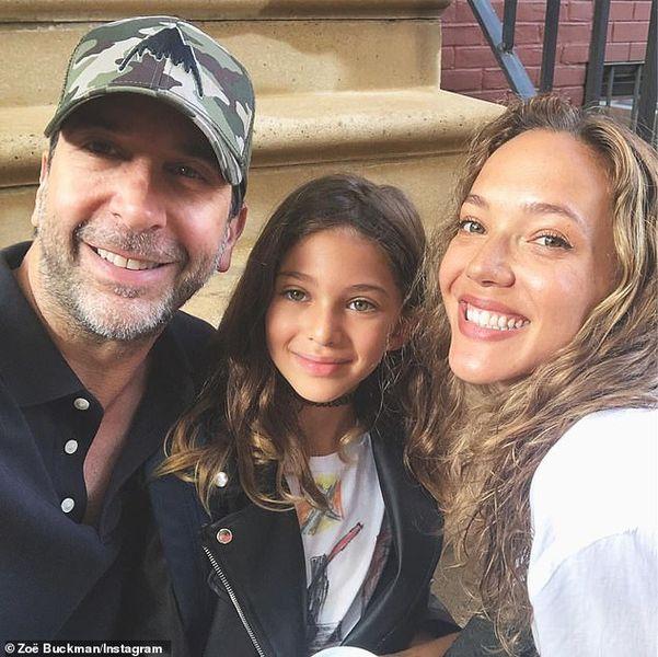 David Schwimmer z byłą żoną, Zoe Buckman i córką Cleo, fot. Instagram Zoe Buckman