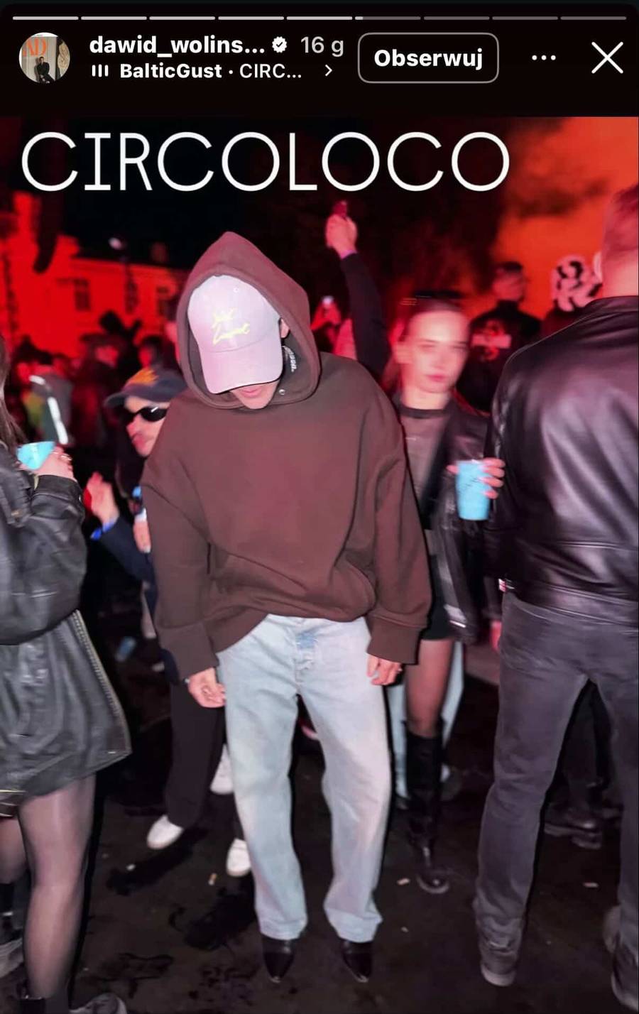 Dawid Woliński Circoloco/ fot. Instagram