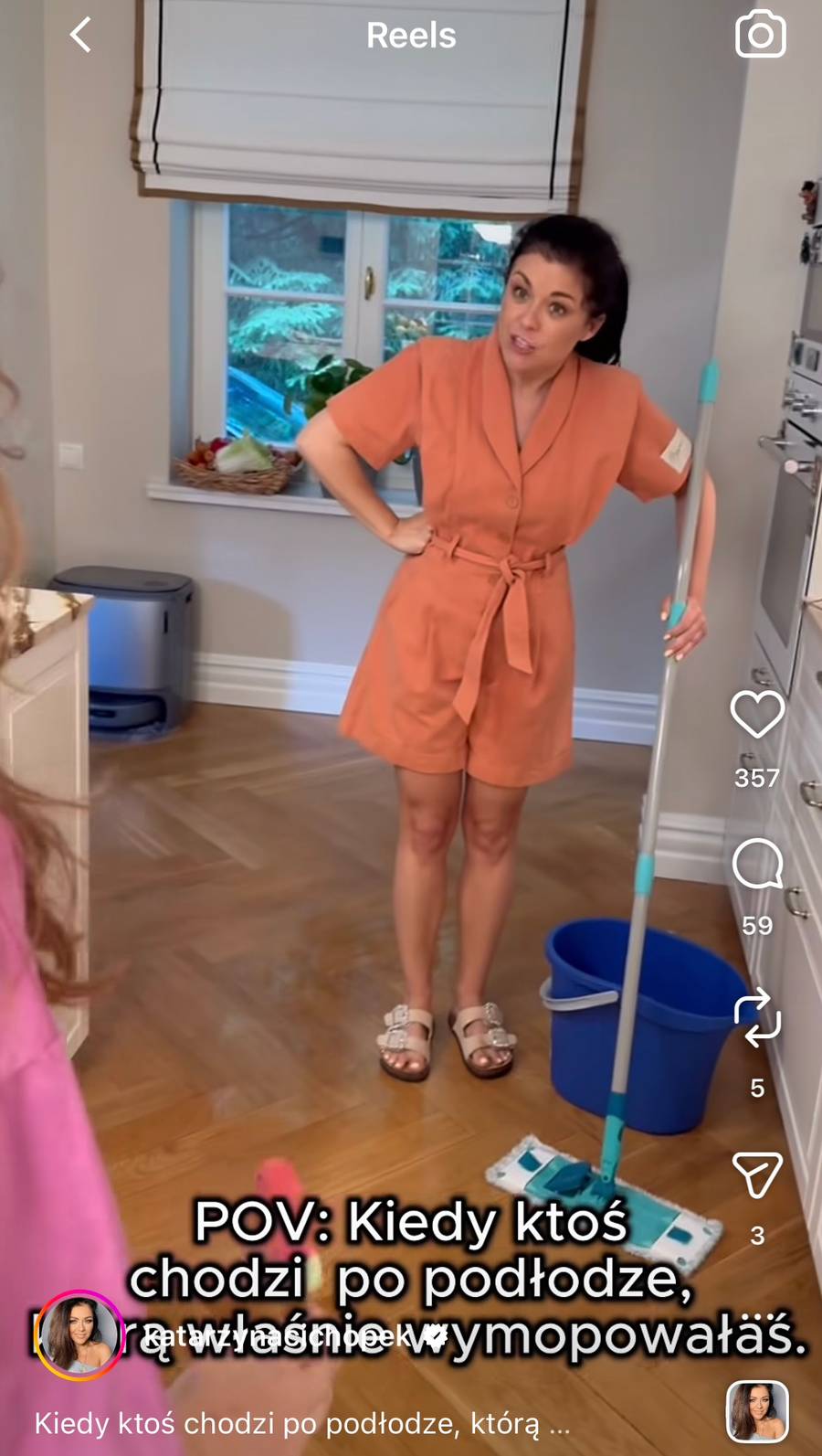 Reakcja Kasi Cichopek na ciąże Dominiki Serowskiej, Instagram