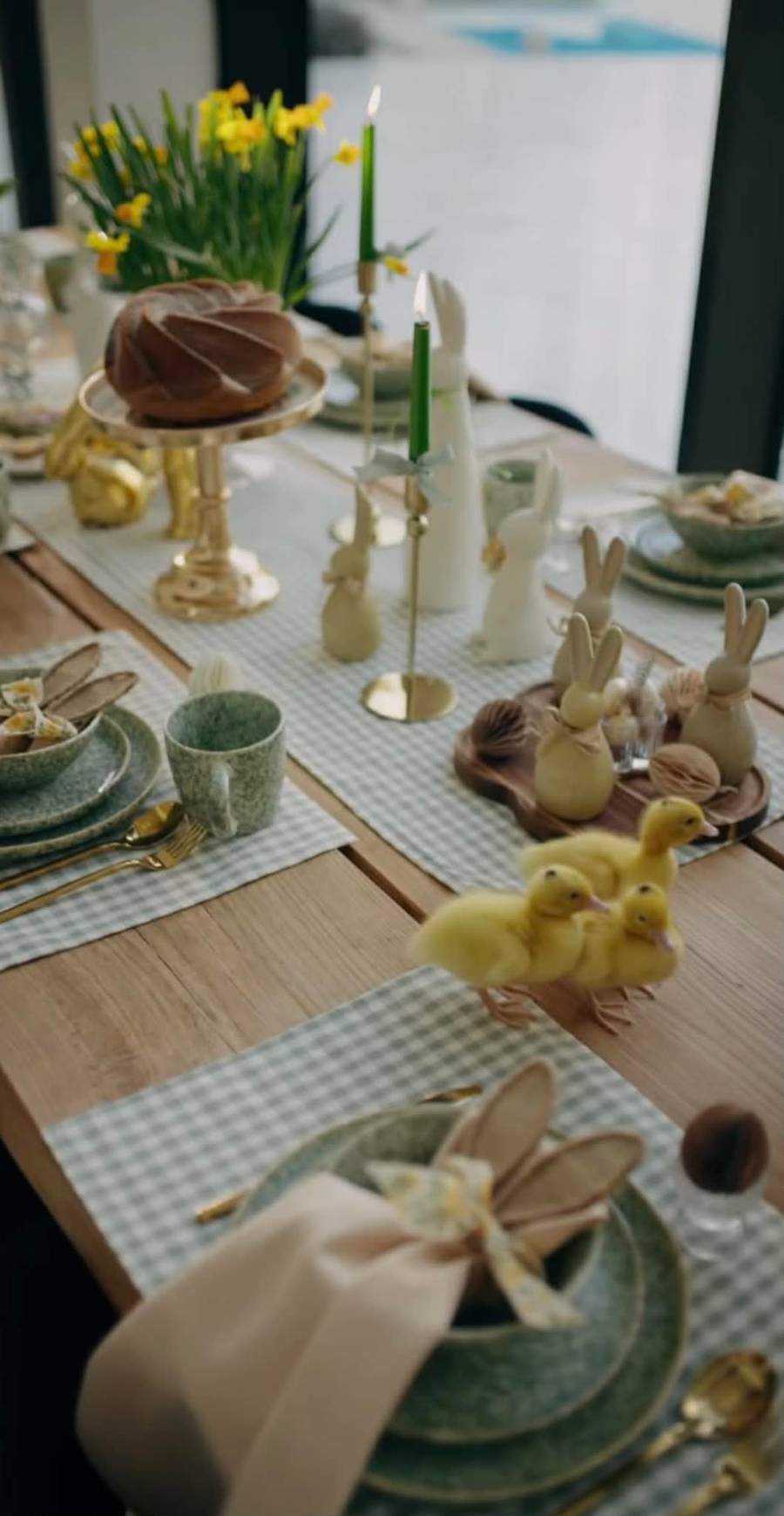 Klaudia Halejcio ozdobiła willę na Wielkanoc