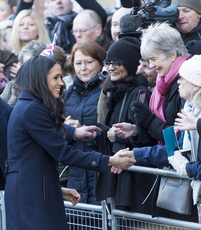 Meghan Markle i książę Harry pierwszy raz spotkali się z ludźmi na ulicy