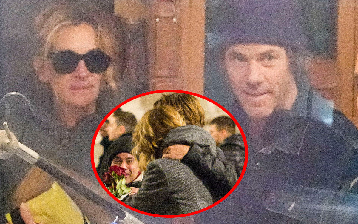 Julia Roberts z mężem na romantycznym spacerze w Rzymie