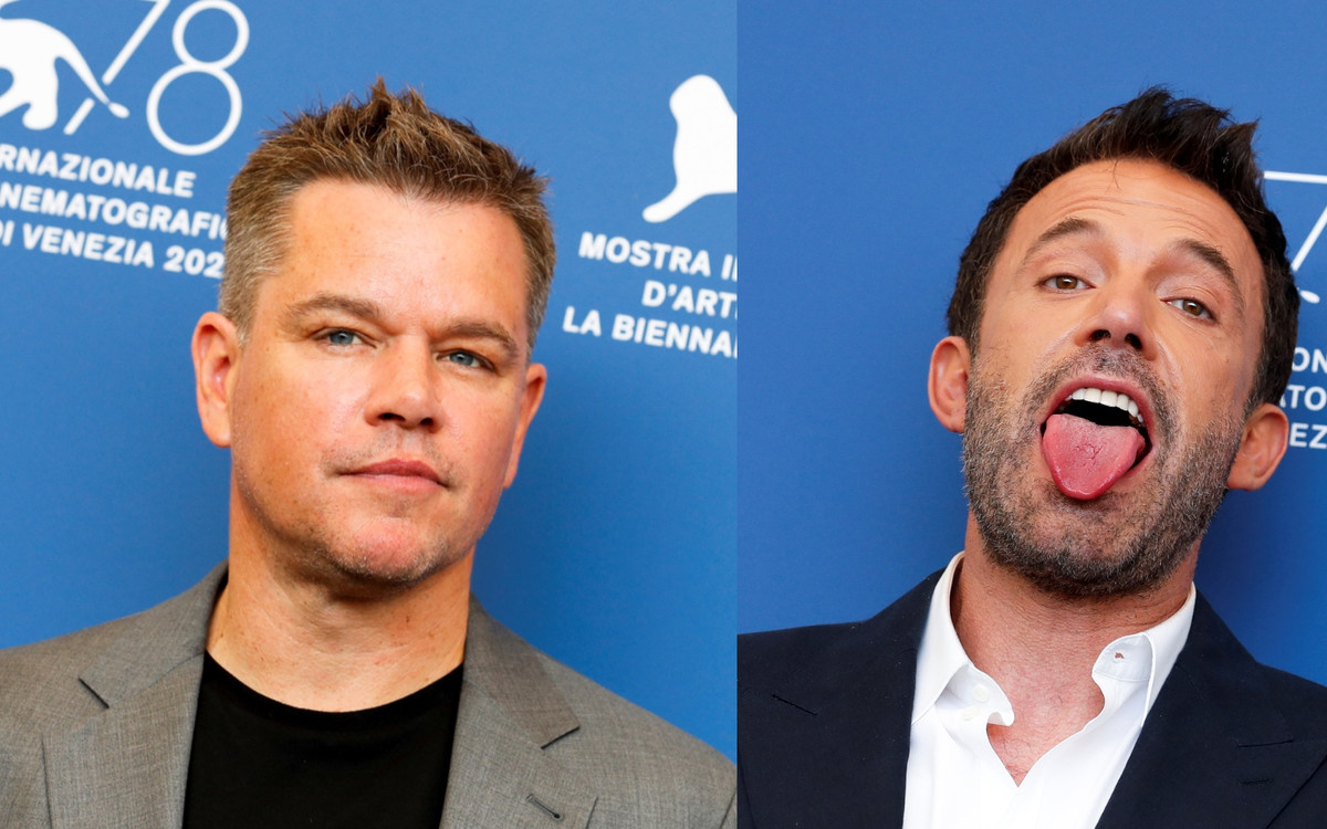 Ben Affleck na planie z Mattem Damonem. Jest RUDY!