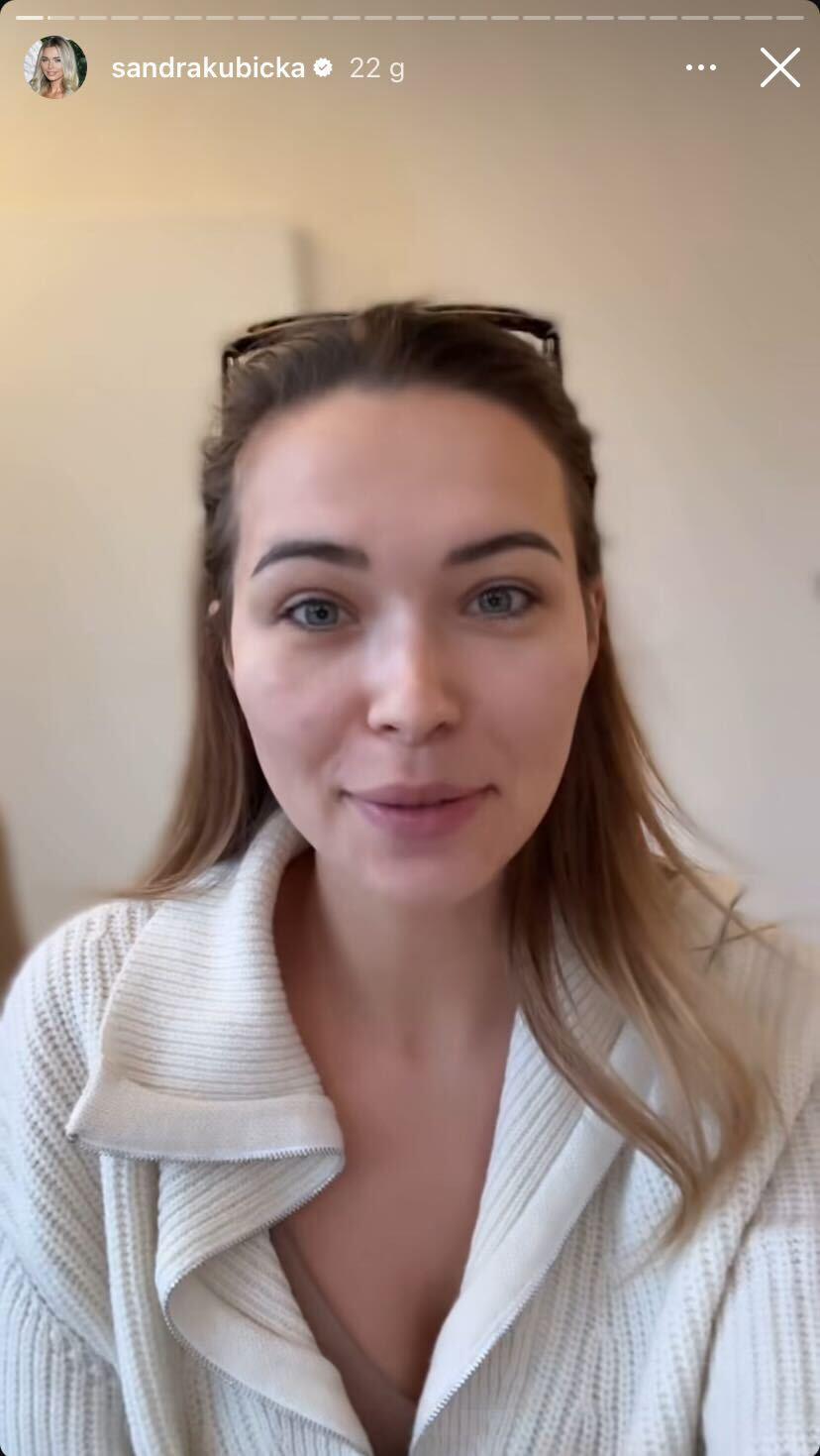 Sandra Kubicka, fot. Instagram. 