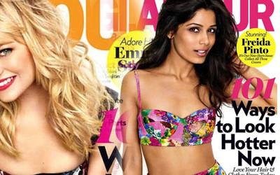 Trzy okładki Glamour: Stone, Pinto i Greene (FOTO)