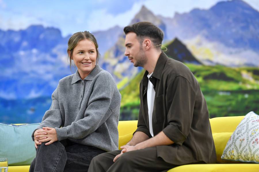 Olga Frycz i Albert Kosiński w "Halo tu Polsat"