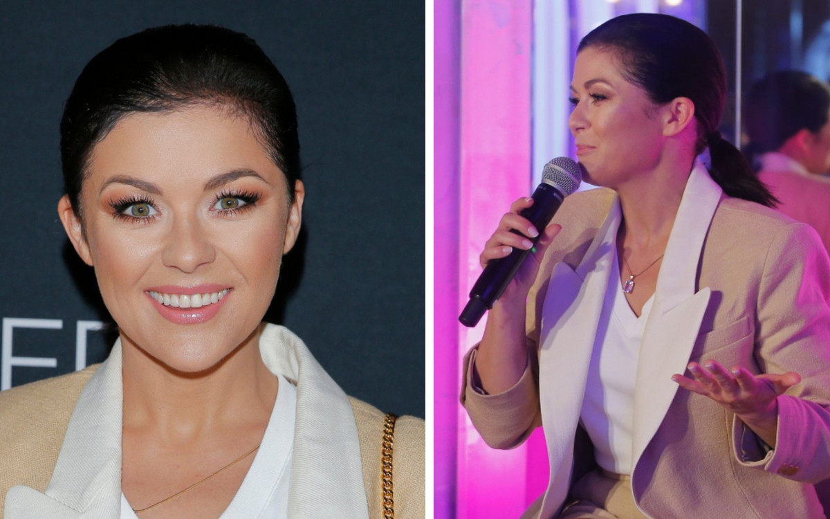 Katarzyna Cichopek na imprezie salonu urody. Odsłoniła swoje opalone nogi