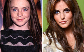 13-letnia Lindsay Lohan i jej siostra Ali