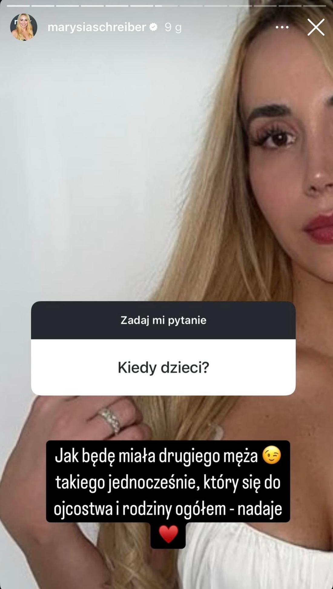 Marianna Schreiber, fot. Instagram. 