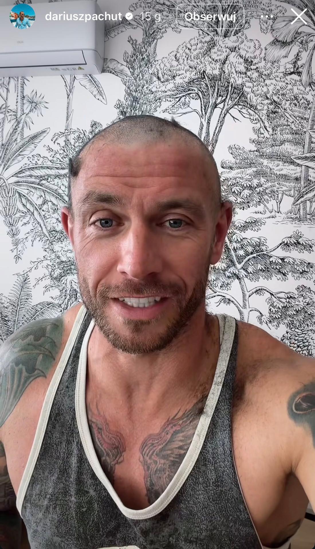 Dariusz Pachut chce pogodzić się z Dodą. Rzucił jej publiczne wyzwanie/ Instagram