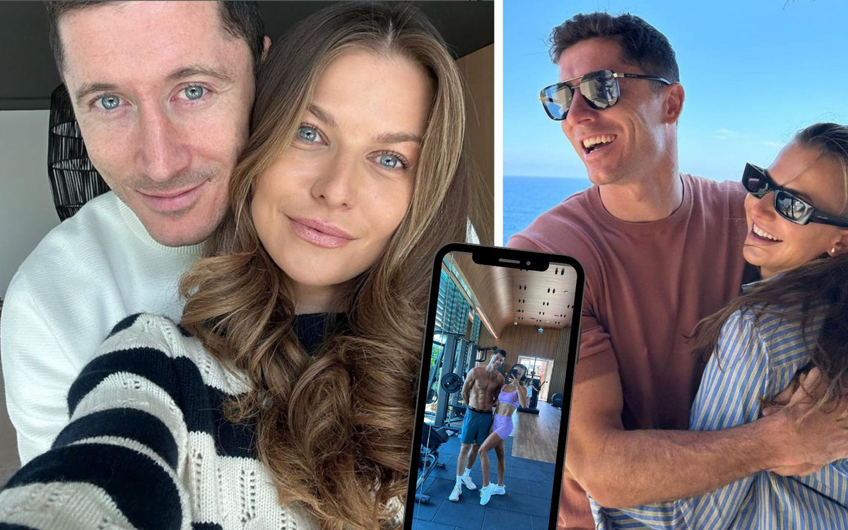 Robert Lewandowski pokazał urocze zdjęcie z Anią po treningu. Spójrzcie tylko na ich domową siłownie