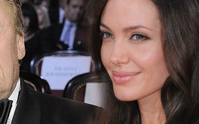 Daniel Olbrychski z Angeliną Jolie