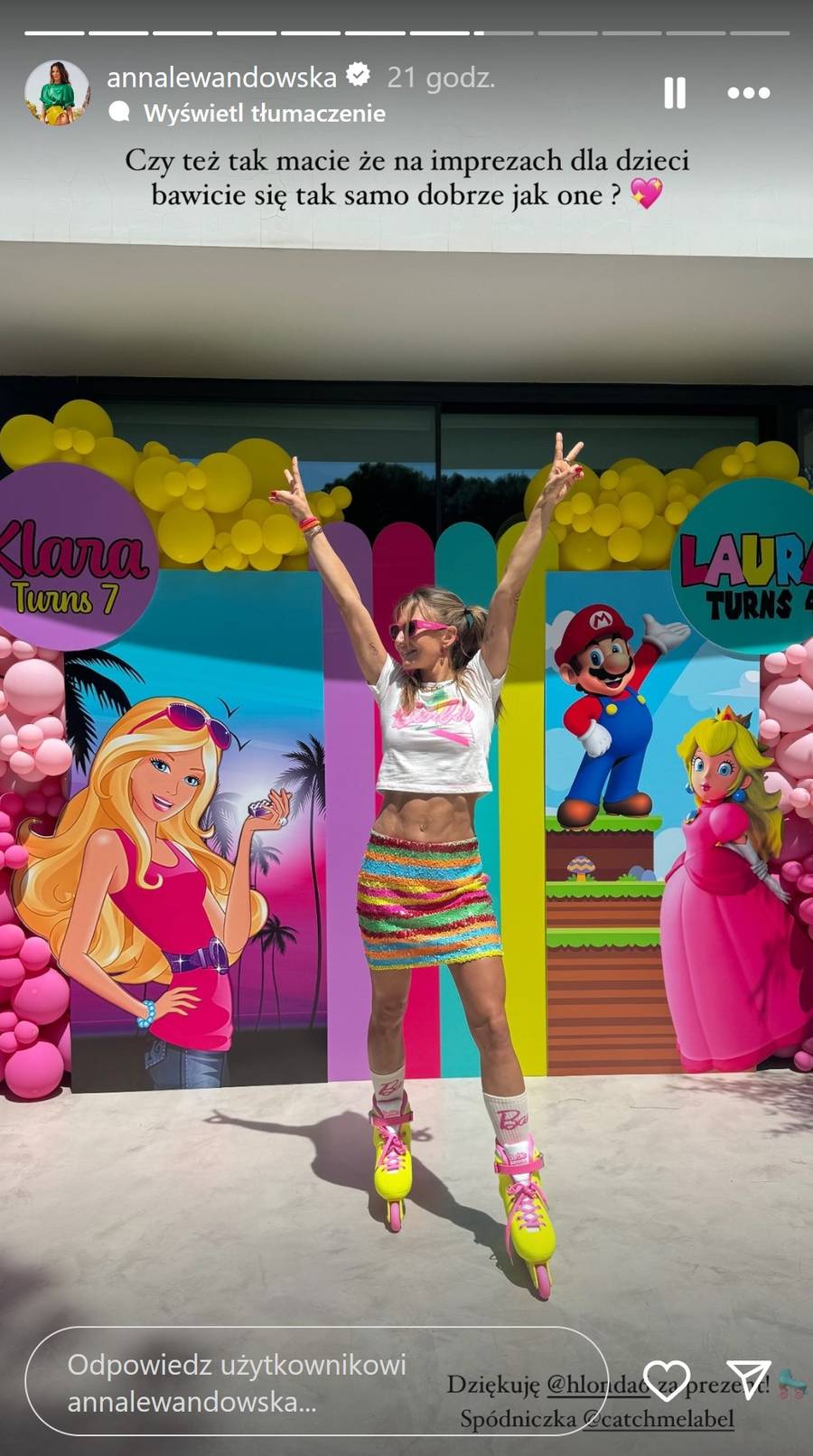 Lewandowscy świętują 4. urodziny Laury! Wyprawili córce bajkowe urodziny (ZDJĘCIA)