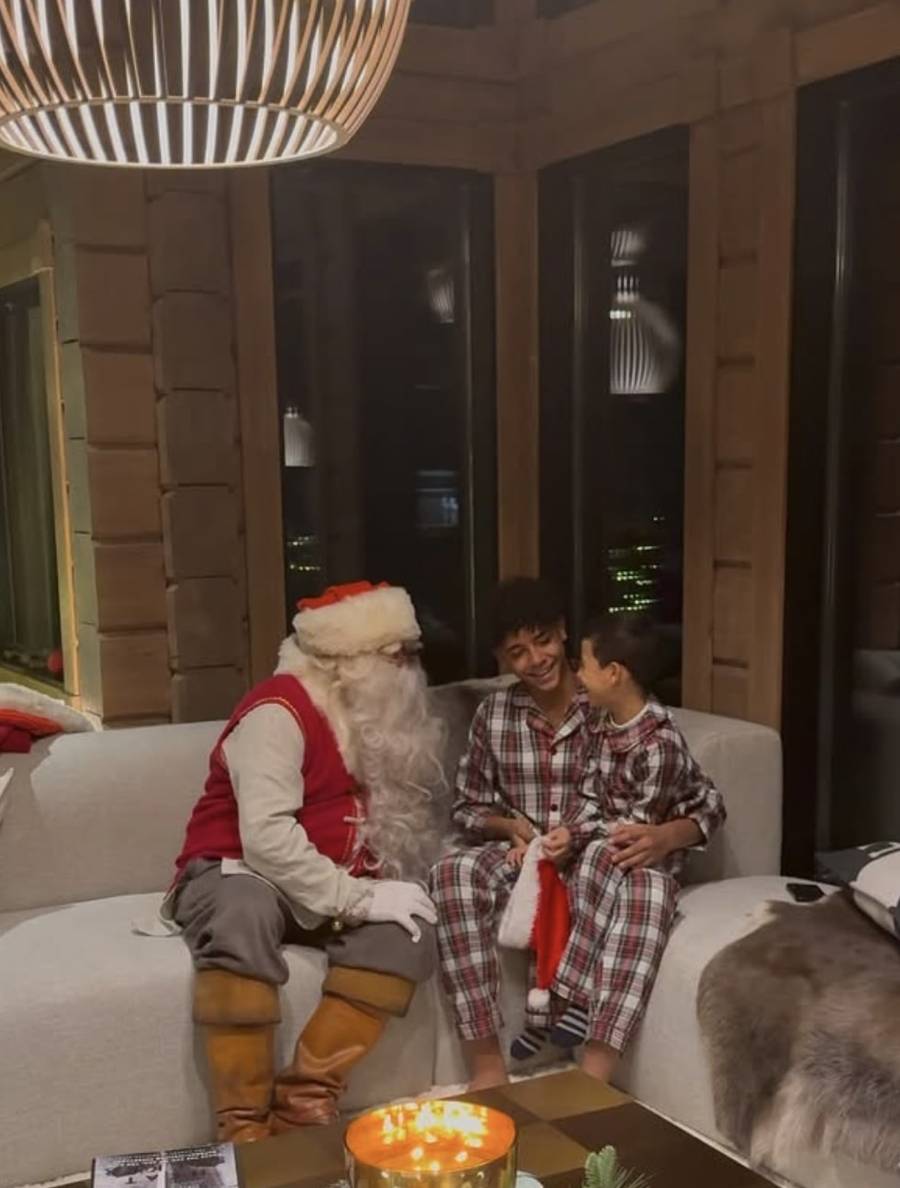 Bajkowe święta Cristiano Ronaldo i Georginy Rodríguez! Spędzili magiczny czas w krainie świętego Mikołaja (FOTO)