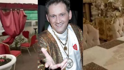 Dom Bogdana Trojanka ocieka luksusem. Złoto widać tu na każdym kroku