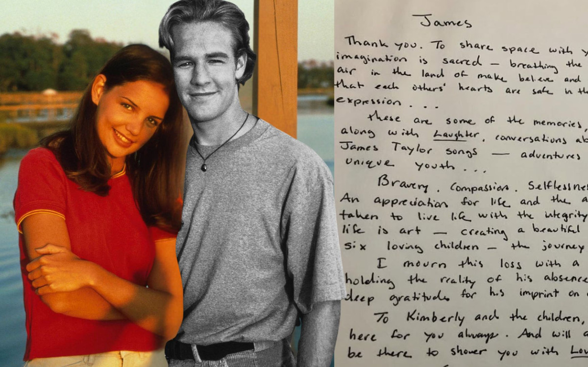 Rozrywający serce list na pożegnanie. To trafiło do sieci po śmierci Van Der Beeka