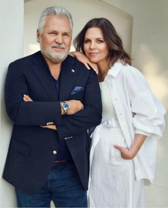 Aleksandra Kwaśniewska z ojcem fot. Insatgram