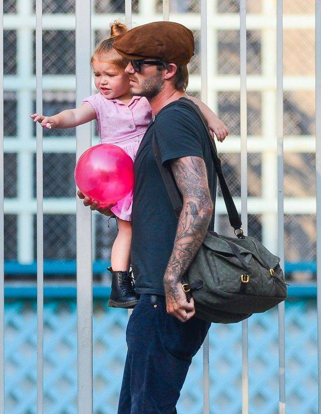 David Beckham z córeczką Harper Seven