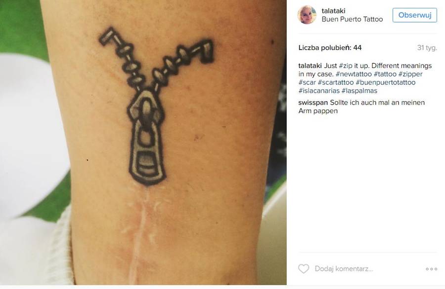 Tatuaże, które kamuflują blizny