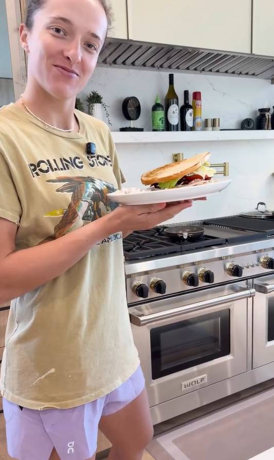 Iga Świątek pokazała kuchnię