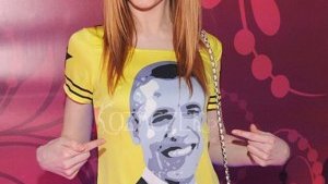 Kto tak eksponuje poparcie dla Obamy ? (FOTO)