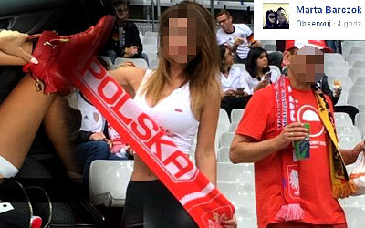 Mówią, że Marta to nowa Miss Euro (Facebook)