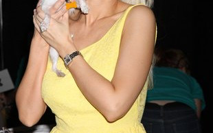 Holly Madison ze słodkim psiakiem (FOTO)