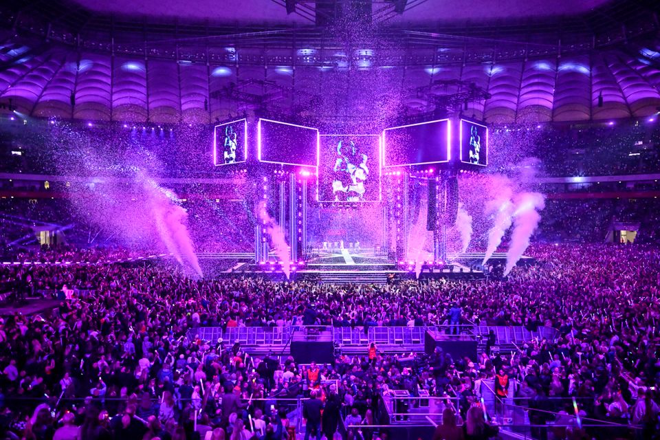 Roztańczony PGE Narodowy fot. AKPA