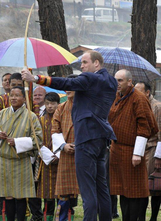 Księżna Kate i książę William w Bhutanie