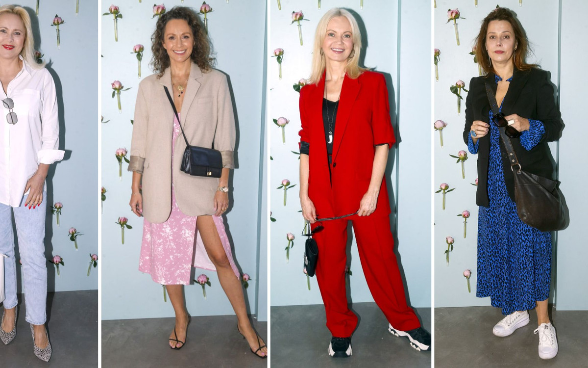 Gwiazdy na salonach! Monika Mrozowska gra nogą, Olga Borys w przepięknej CZERWIENI (FOTO)