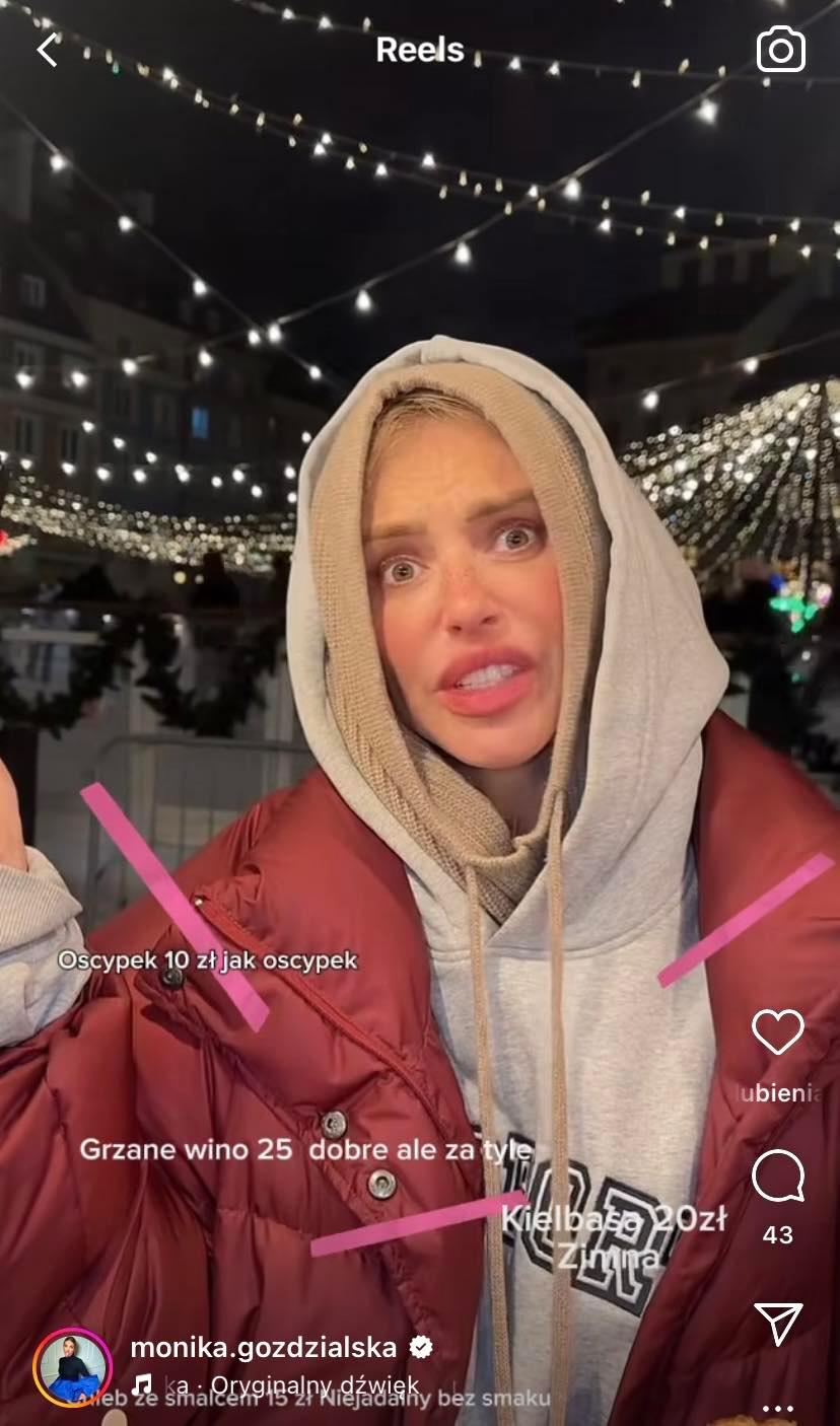 Monika Goździalska, fot. Instagram. 