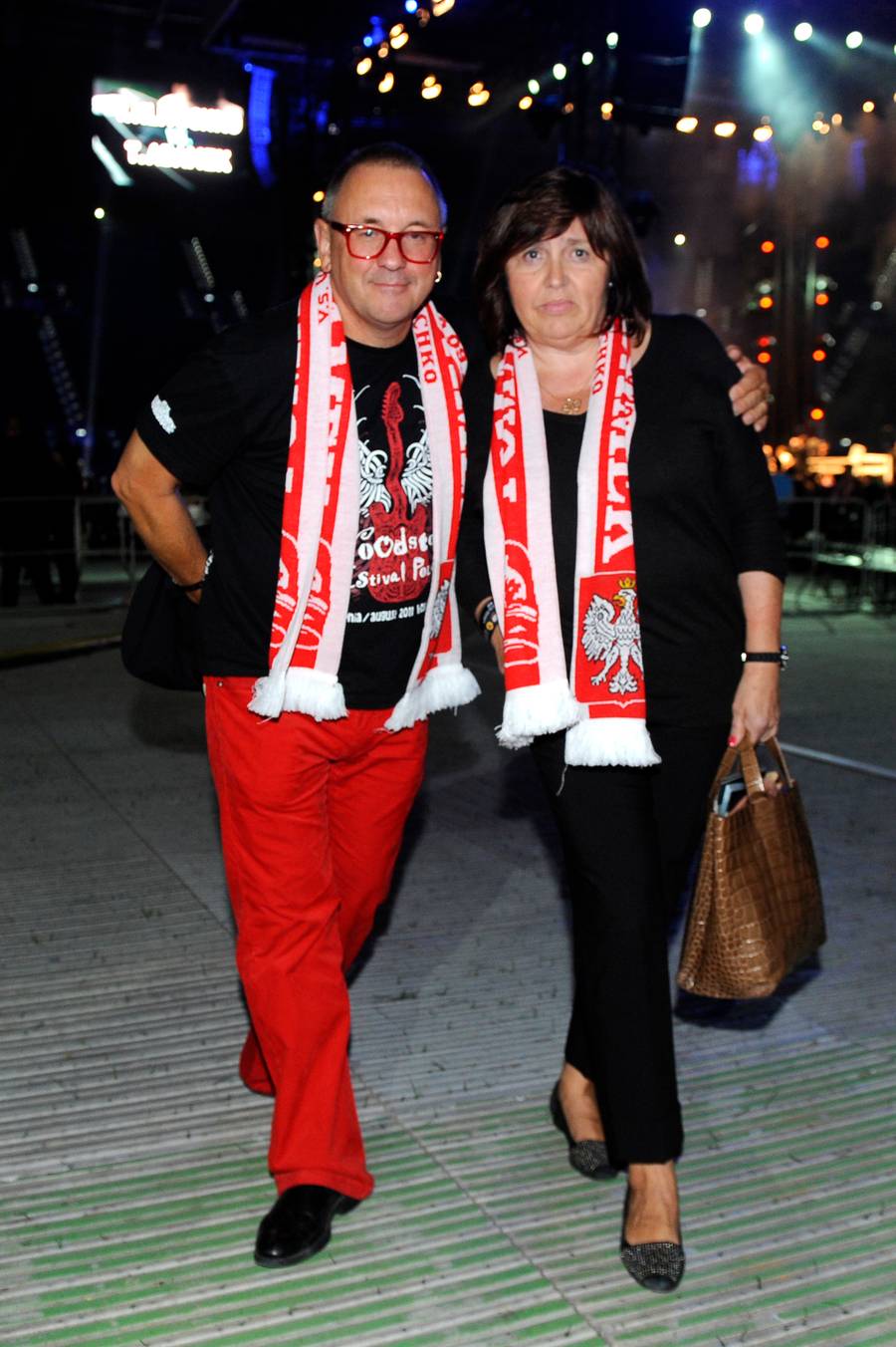 Jerzy Owsiak, Lidia Owsiak, fot. AKPA