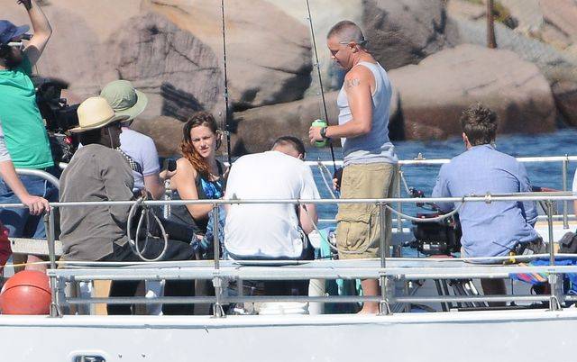 Kristen Stewart na rybach