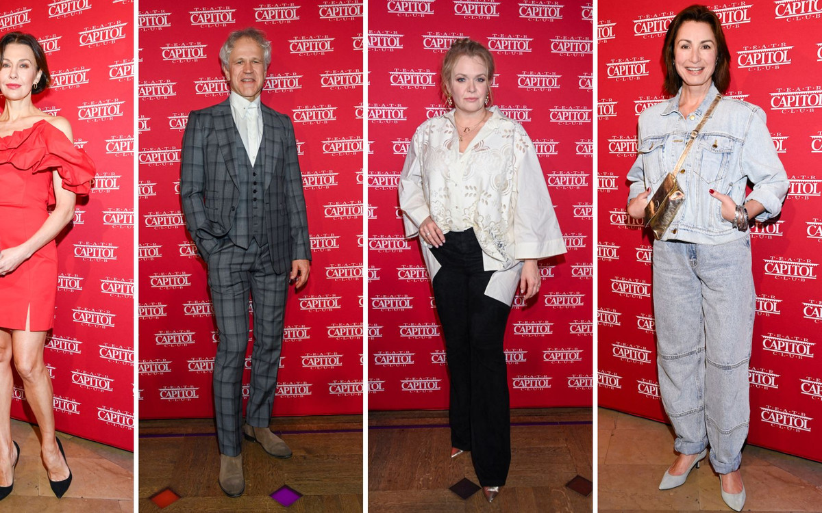 Premiera spektaklu. Anna Popek w czerwieni, dawno niewidziana Joanna Brodzik, Daria Widawska…