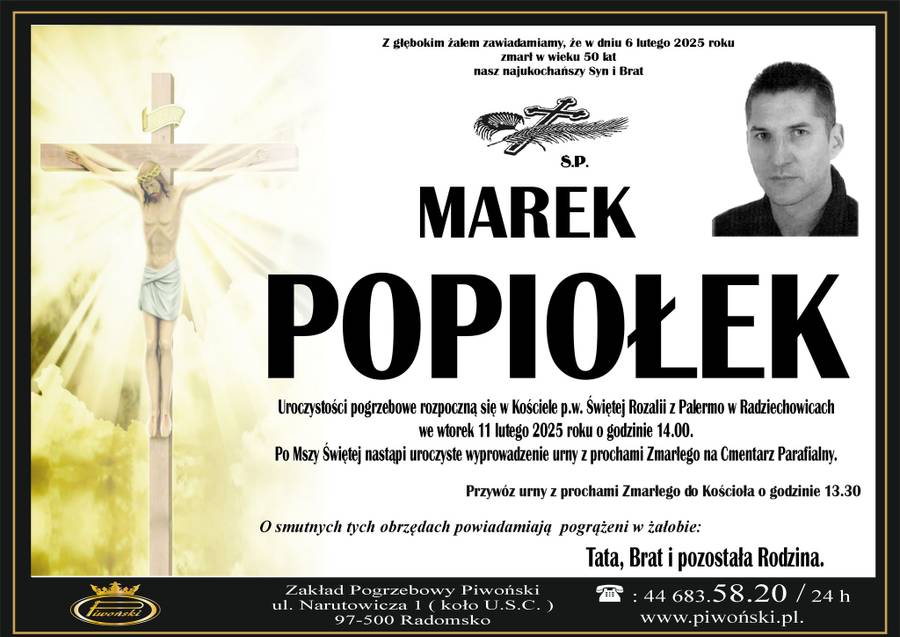 Marek Popiołek "Elvis", fot. Facebook