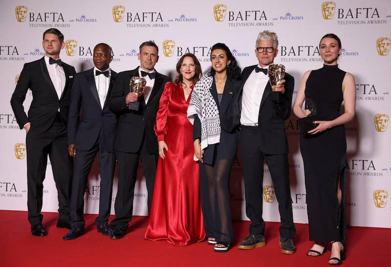 BAFTA 2024. Elizabeth Dębicki i Khalid Abdalla, Helena Bonham Carter, Eleanor Tomlinson