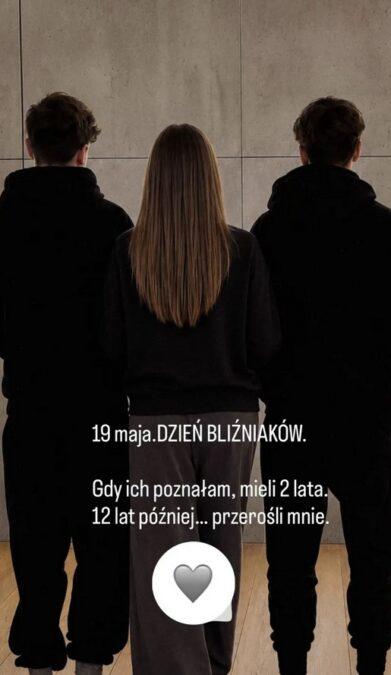 Agnieszka Hyży z pasierbami, fot. Instagram