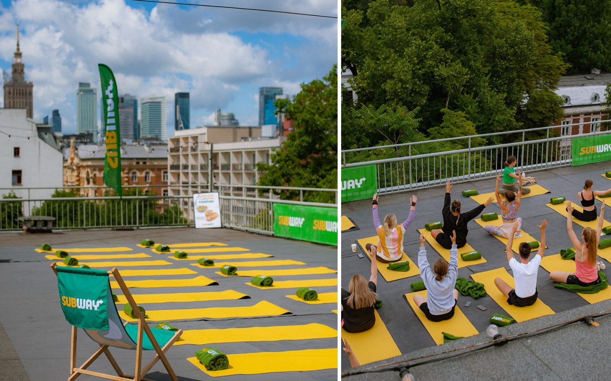 Tylko w Warszawie! Joga na Dachu